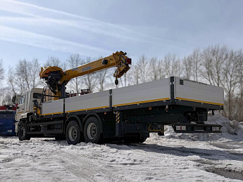 Бортовой КАМАЗ 65117 с КМУ XCMG SQS 250-5_4